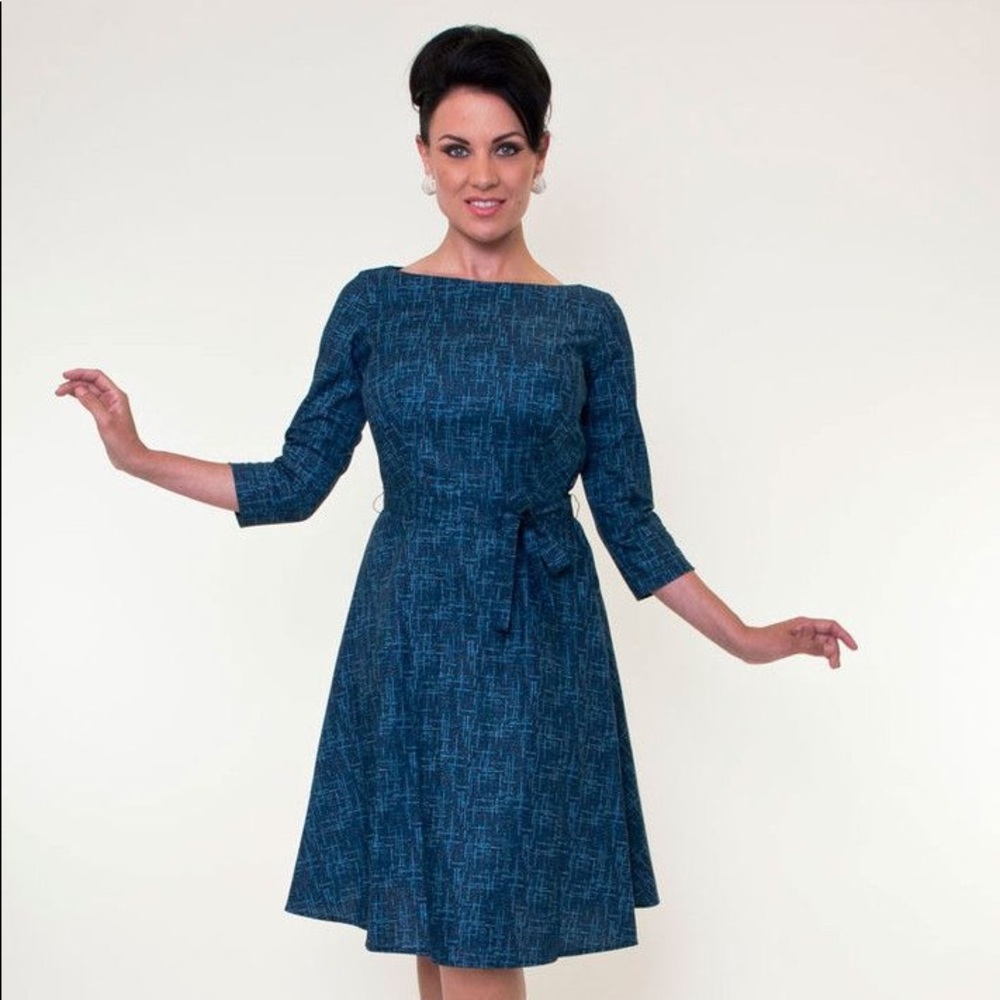 Heart of Haute Mitzi Dress is Navy - Size 3x